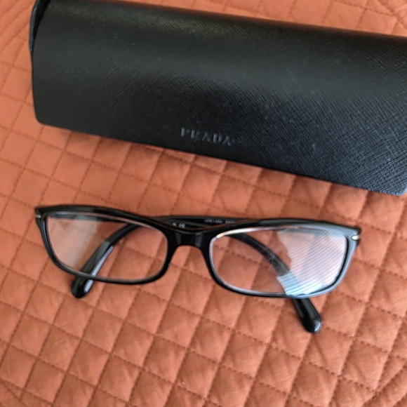 Prada Black Women's Glasses - Picture 1 of 6